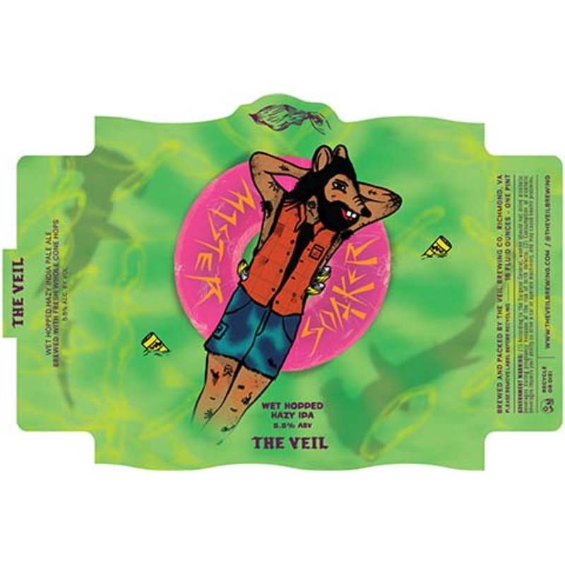 The Veil Master Soaker Hazy IPA 16OZ SINGLE CAN