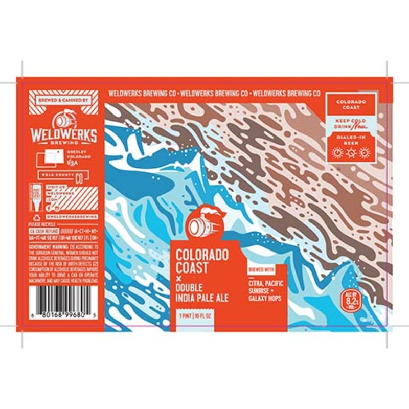 Weldwerks Colorado Coast DIPA 16OZ SINGLE CAN