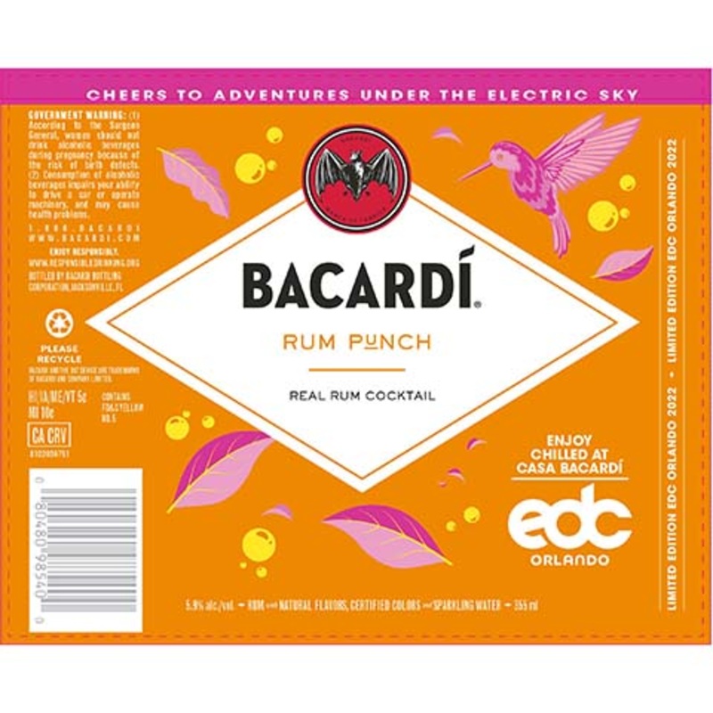 Bacardi Rum Punch 355ML BTL
