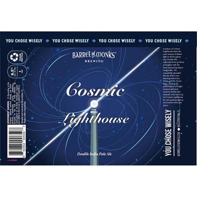 Barrel of Monks Cosmic Lighthouse DIPA 16OZ SINGLE CAN