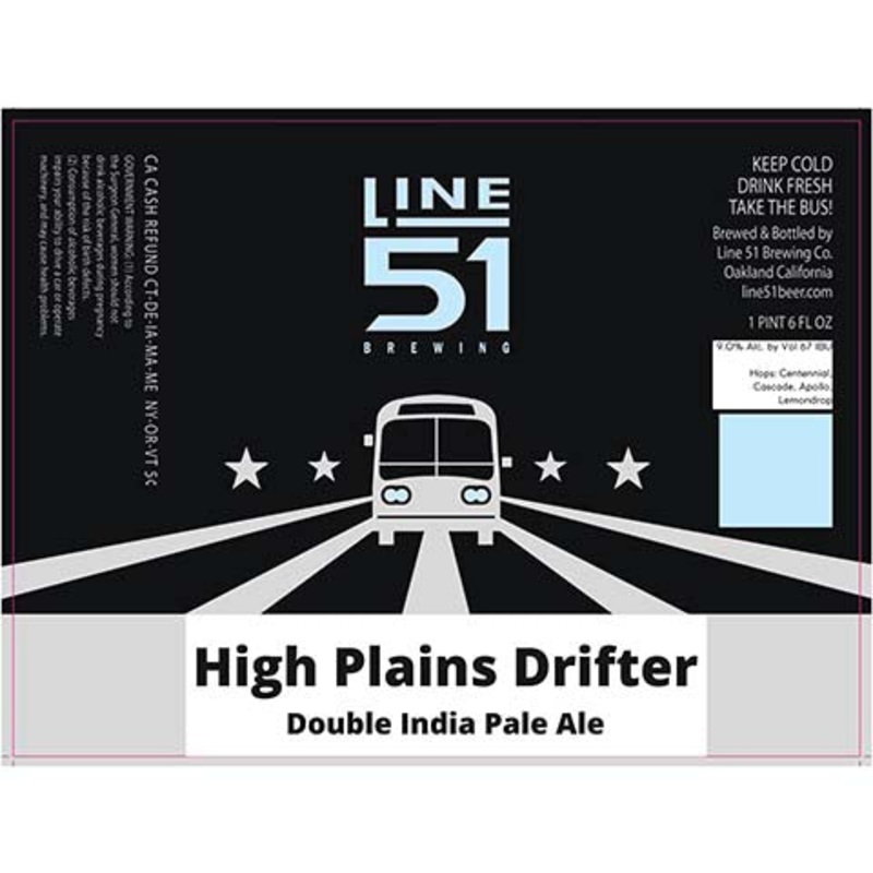 Line 51 High Plains Drifter DIPA 22OZ SINGLE BTL