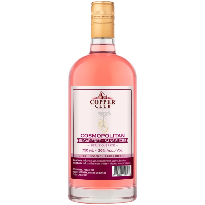COPPER CLUB SUGAR FREE COSMOPOLITAN 750ML @ Deerfoot City [1055470] 750 ml