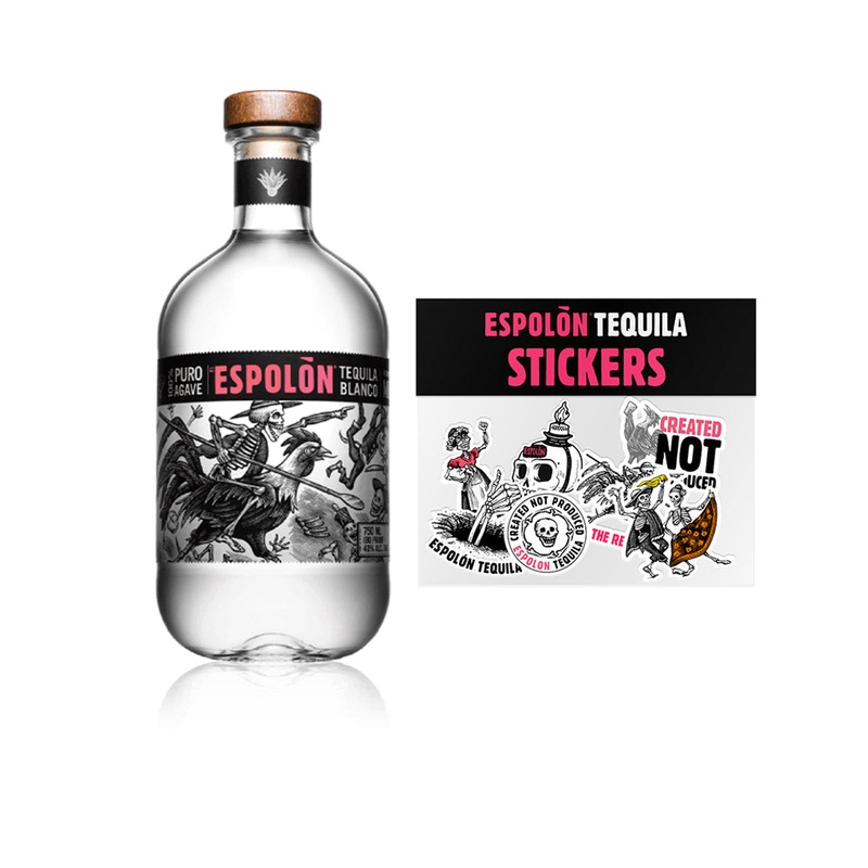 Espolon Blanco Tequila 750ml with FREE Jose Posada Stickers