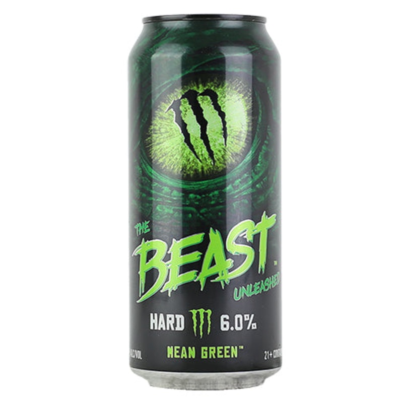 Monster The Beast Unleashed: Mean Green 16OZ SINGLE CAN