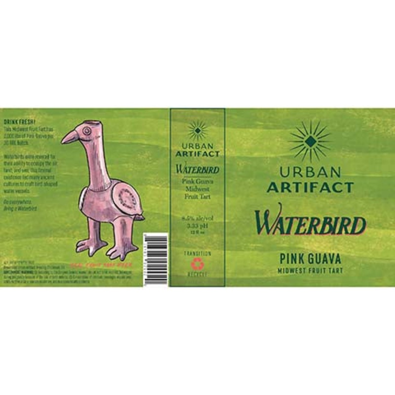 Urban Artifact Waterbird Pink Guava Midwest Fruit Tart Ale 12OZ SINGLE CAN