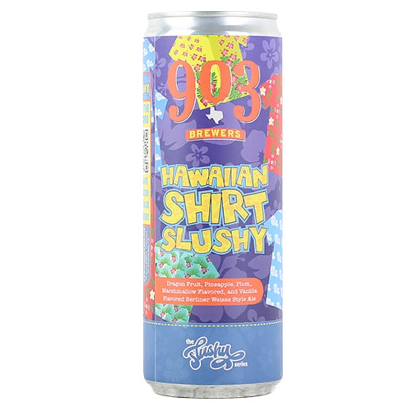 903 Brewers Hawaiian Shirt Slushy Berliner Weisse Ale 12OZ SINGLE CAN
