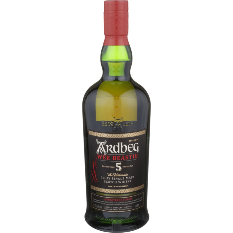 Ardbeg Single Malt Scotch Wee Beastie 5 Yr 94.8 750ML 750ML
