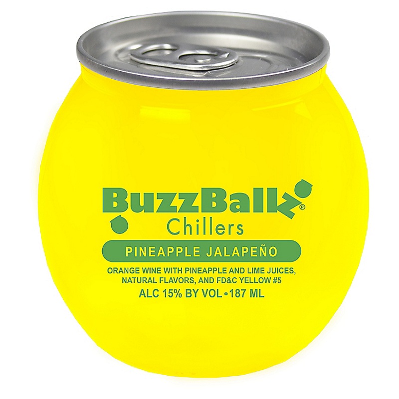 Buzzballz Chillers Pineapple Jalapeno Cocktail 187ML 187ML