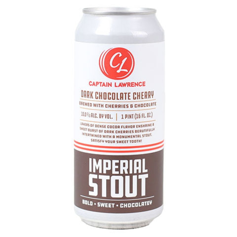 Captain Lawrence Dark Chocolate Cherry Imperial Stout 16OZ SINGLE CAN