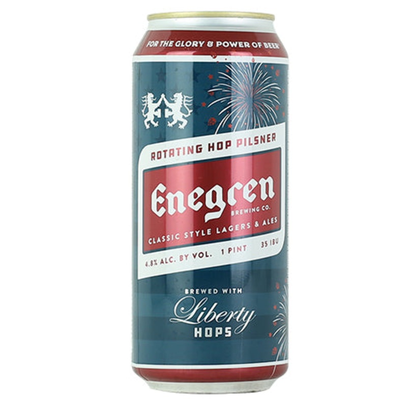 Enegren Liberty Pils Lager 16OZ SINGLE CAN