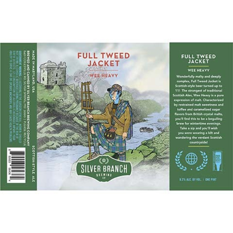 Full Tweed Jacket Wee Heavy Scottish-Style Ale 16OZ SINGLE CAN