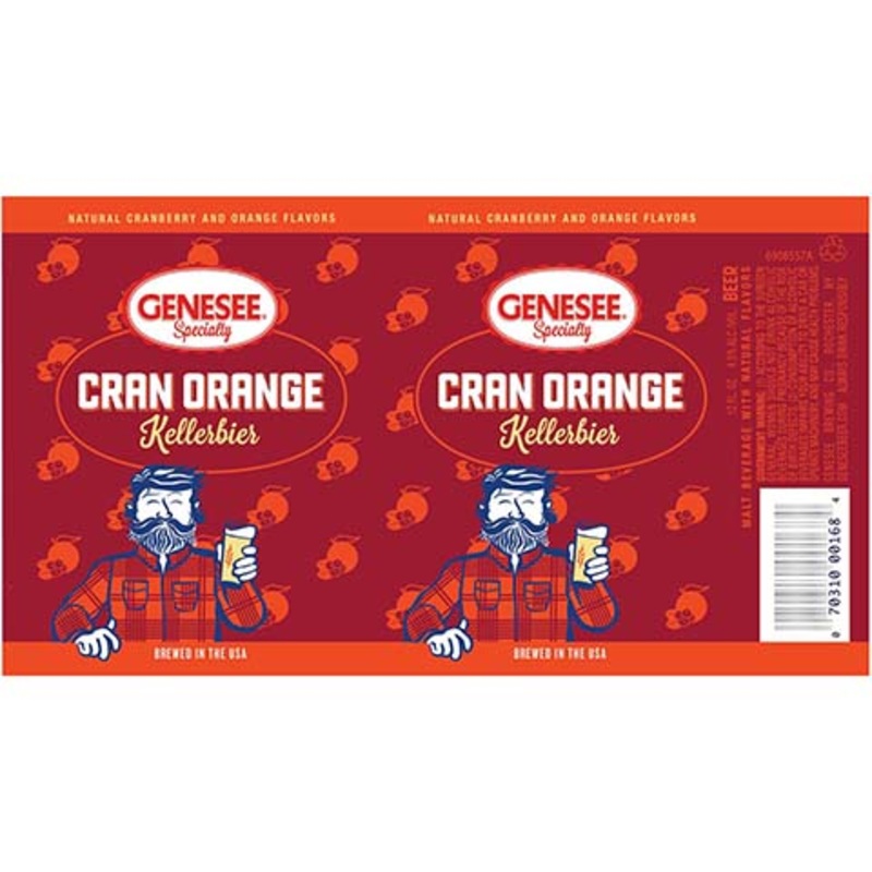 Genesee Cran Orange Kellerbier 12OZ SINGLE CAN