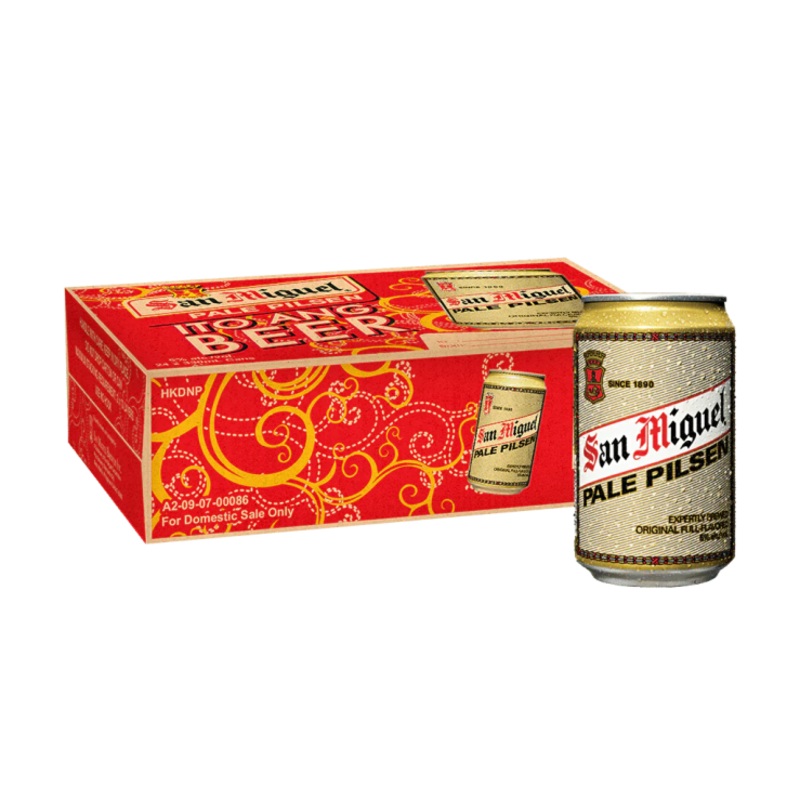 San Miguel Beer Pale Pilsen Can 330ml x24 (Case)