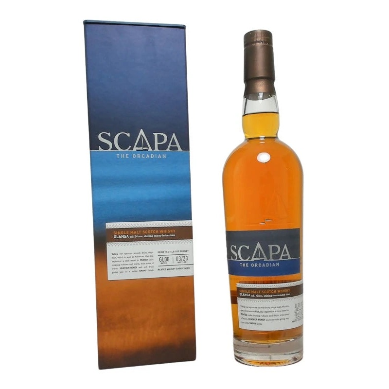 SCAPA GLANSA SINGLE MALT SCOTCH WHISKY 700ML @ MacTaggart Ridge [1015220] 700 ml