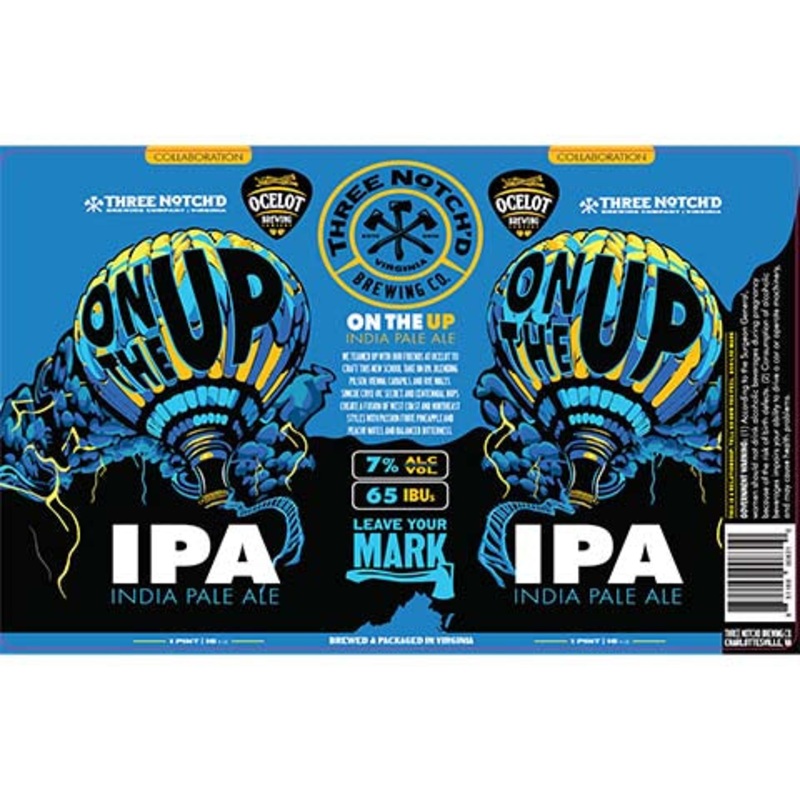 Three Notch'd On The Up IPA 12OZ SINGLE CAN