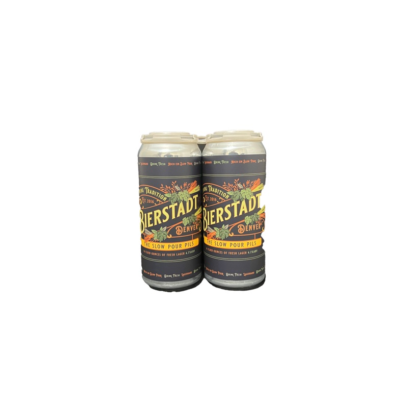 Bierstadt Slow Pour Pils 4 Pack Cans