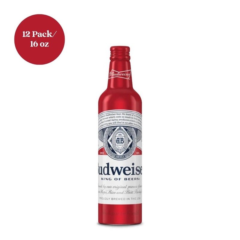 Budweiser Beer Aluminum 12pk 16 fl oz Bottle