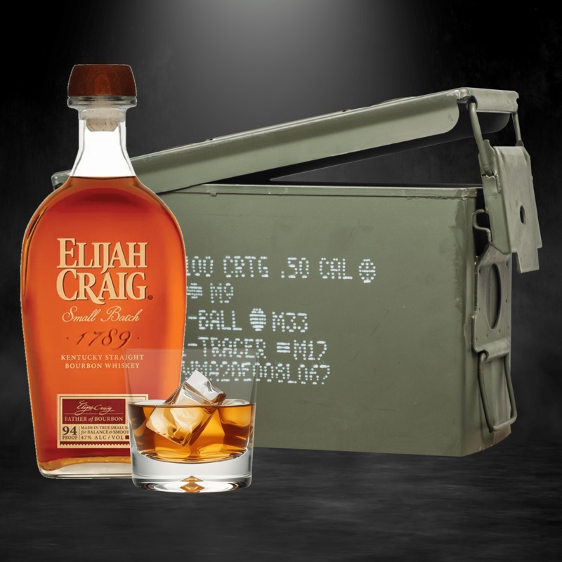 Elijah Craig Ammo Can Gift Set