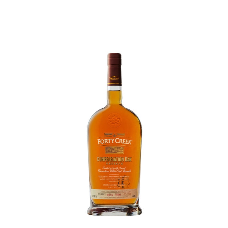 FORTY CREEK CANADIAN WHISKY CONFEDERATION OAK RESERVE 80 750ML 750ML