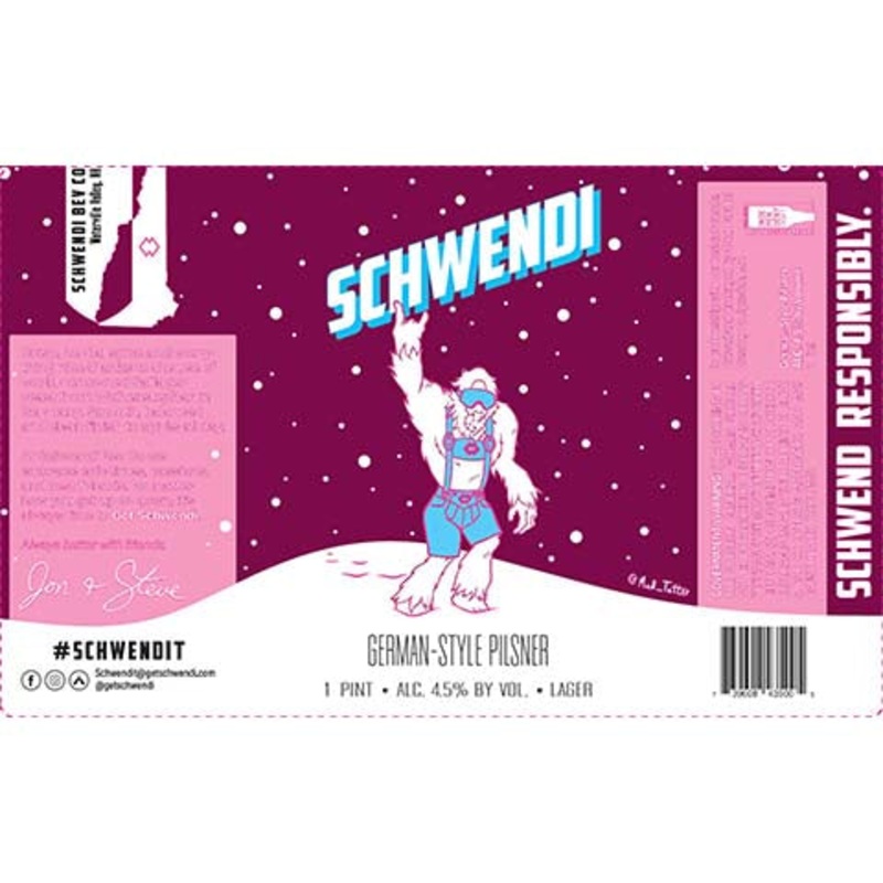 Schwendi German-Style Pilsner 16OZ SINGLE CAN