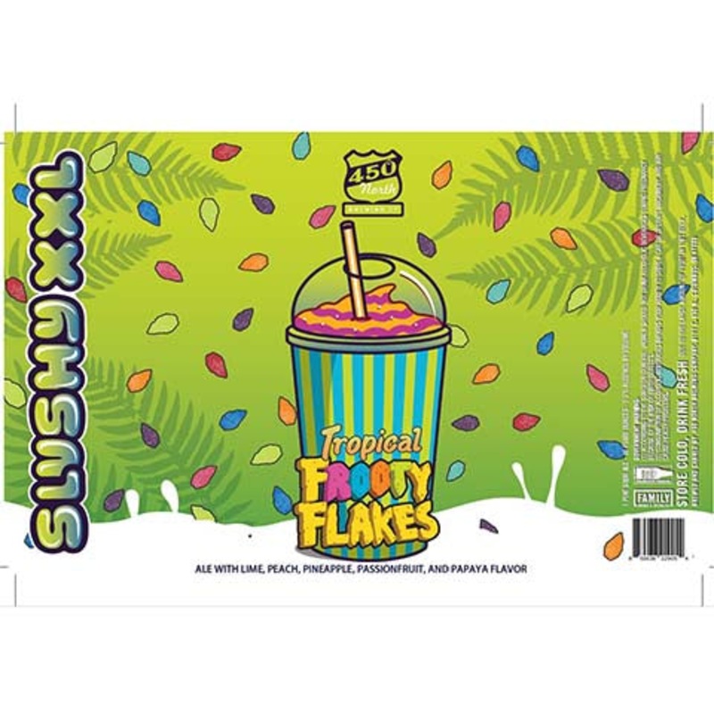 450 North Tropical Frooty Flakes Slushy XXL Sour Ale 16OZ SINGLE CAN