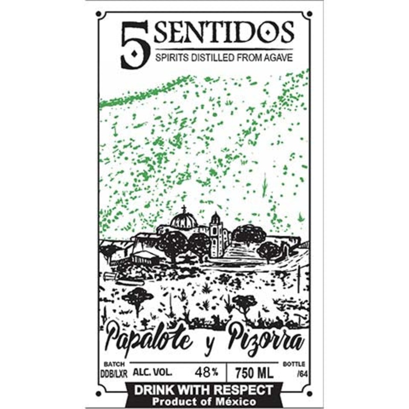 Cinco Sentidos Papalote y Pizorra 750ML BTL