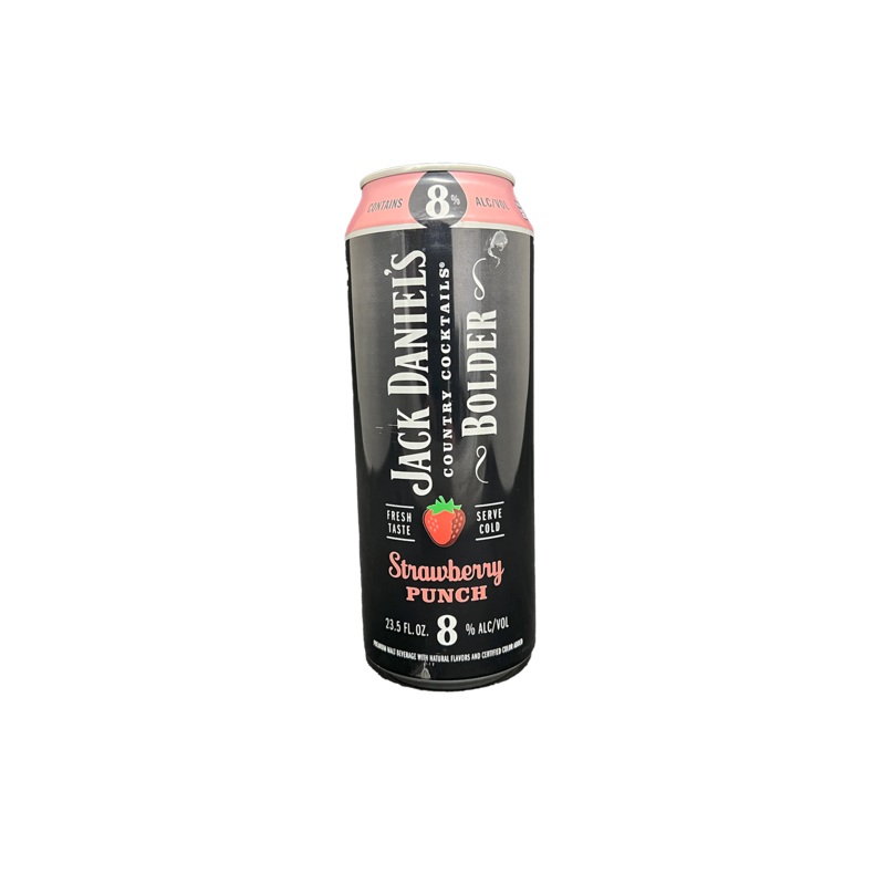Jack Daniels Bolder Country Cocktails Strawberry Punch 23.5 oz