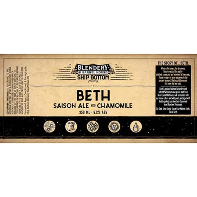 Ship Bottom Beth Saison Ale 350ML BTL