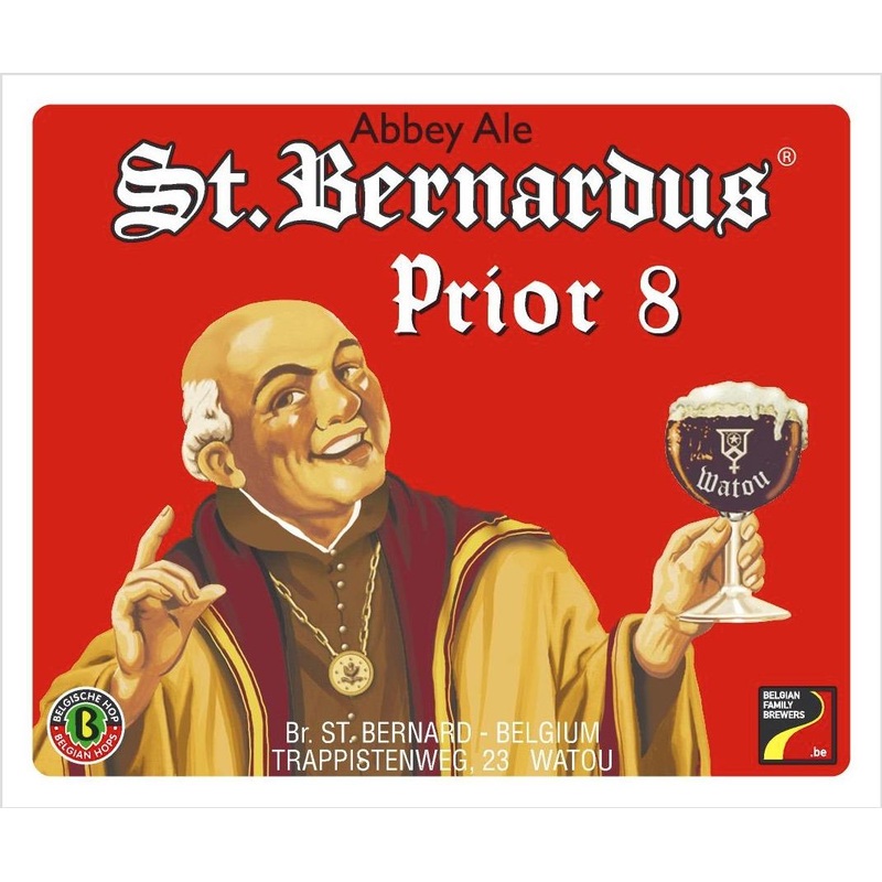 ST. BERNARDUS PRIOR 8 STRONG DARK ALE 6/4PK 11.2 oz (24)
