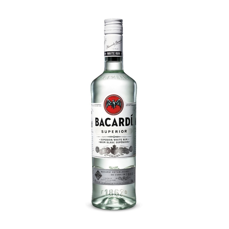 BACARDI WHITE RUM 750 ML