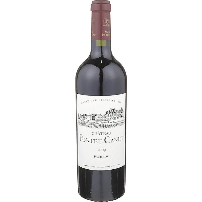 CHATEAU PONTET CANET PAUILLAC 2009 WOOD BOX 750ML 750ML