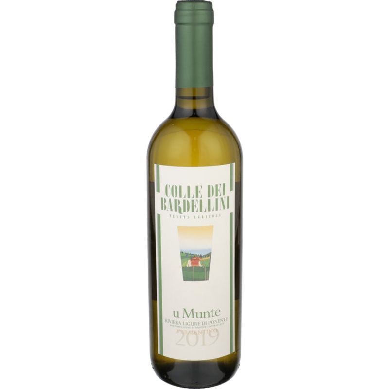 COLLE DEI BARDELLINI VERMENTINO VIGNA U MUNTE RIVIERA LIGURE DI PONENTE 2019 750ML 750ML