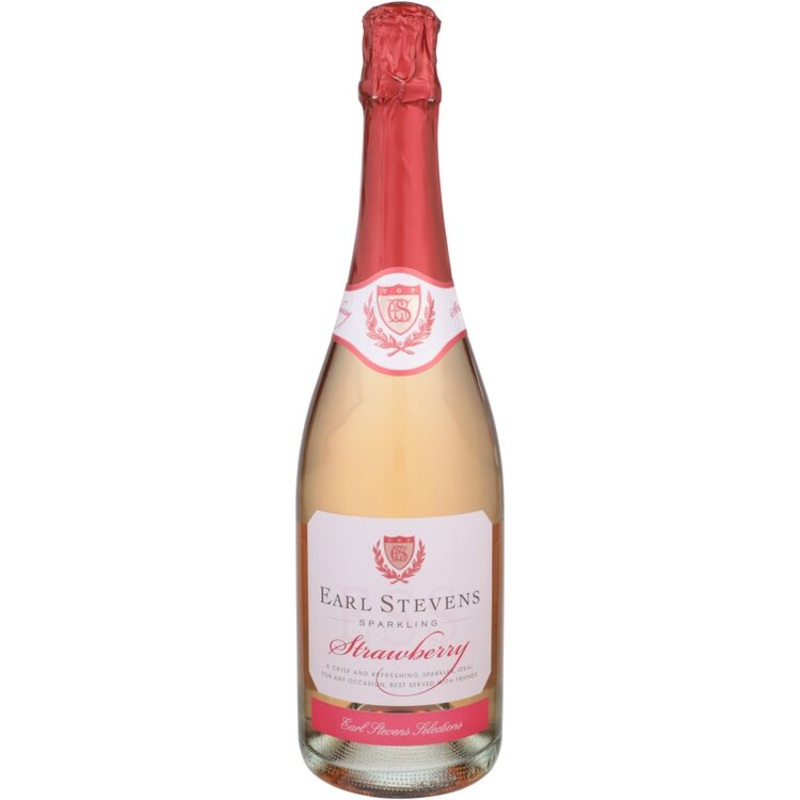 Earl Stevens Sparkling Strawberry Flavored Wine 750ML 750ML