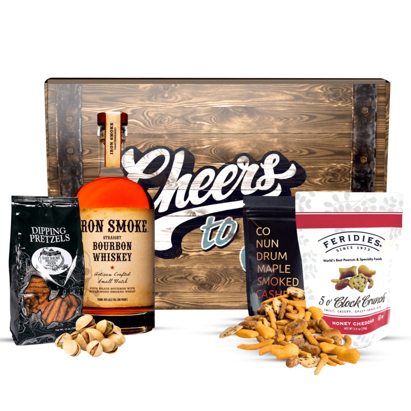 Iron Smoke Bourbon Gift Basket Cheers