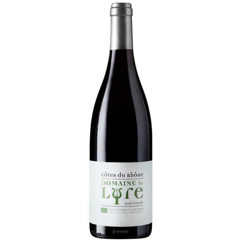 Red Wine Cotes du Rhone Domaine la Lyre Organic