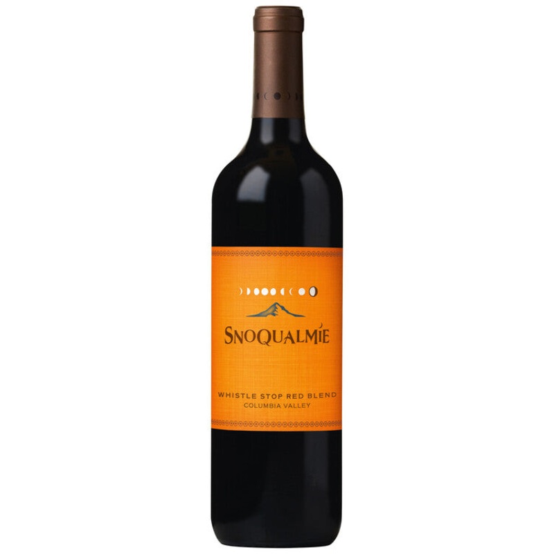 SNOQUALMIE VINEYARDS CABERNET/MERLOT WHISTLESTOP RED COLUMBIA VALLEY 750ML 750ML