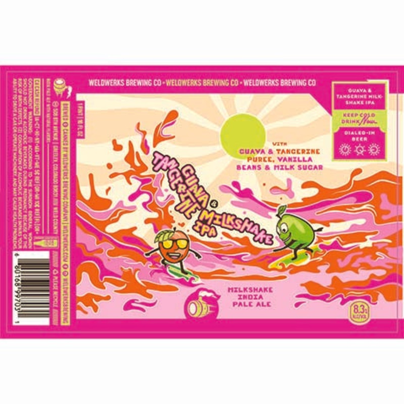 Weldwerks Guava & Tangerine Milkshake IPA 16OZ SINGLE CAN