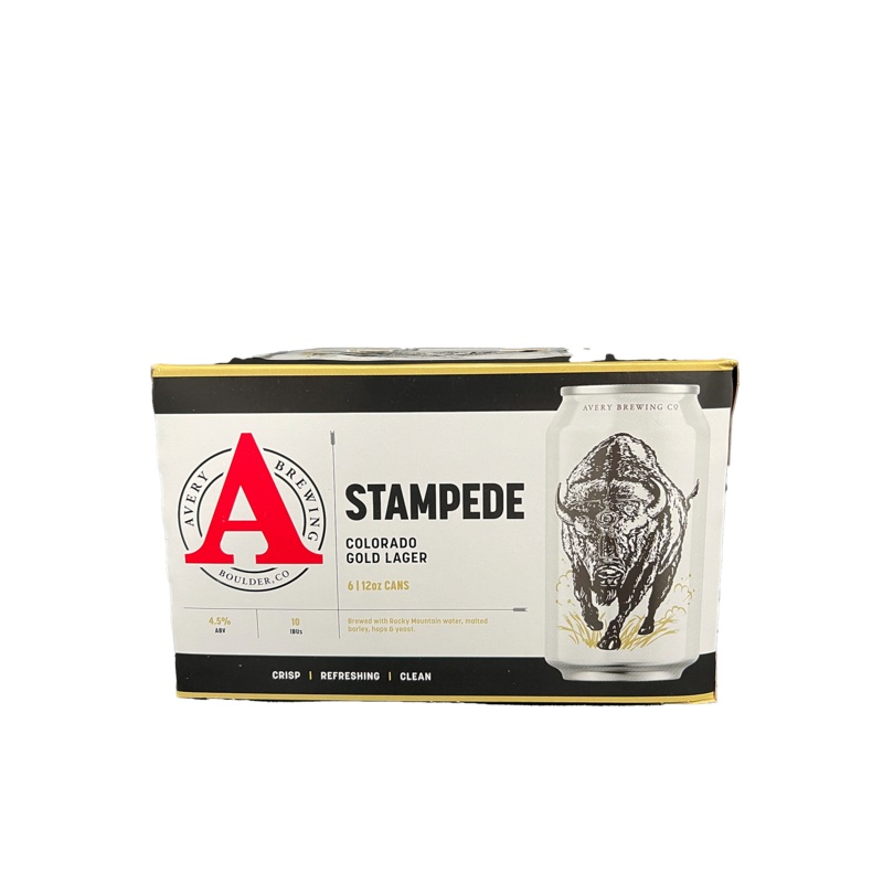 Avery Stampede Gold Lager 6 Pack Cans