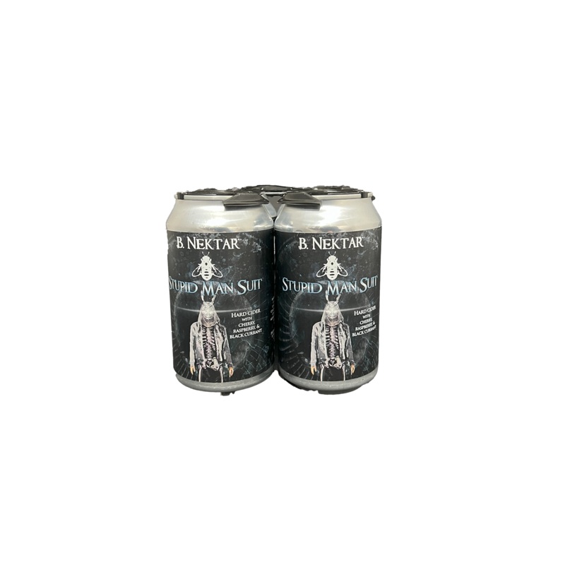 B Nektar Har Cider Stupid Man Suit 4 Pack Cans