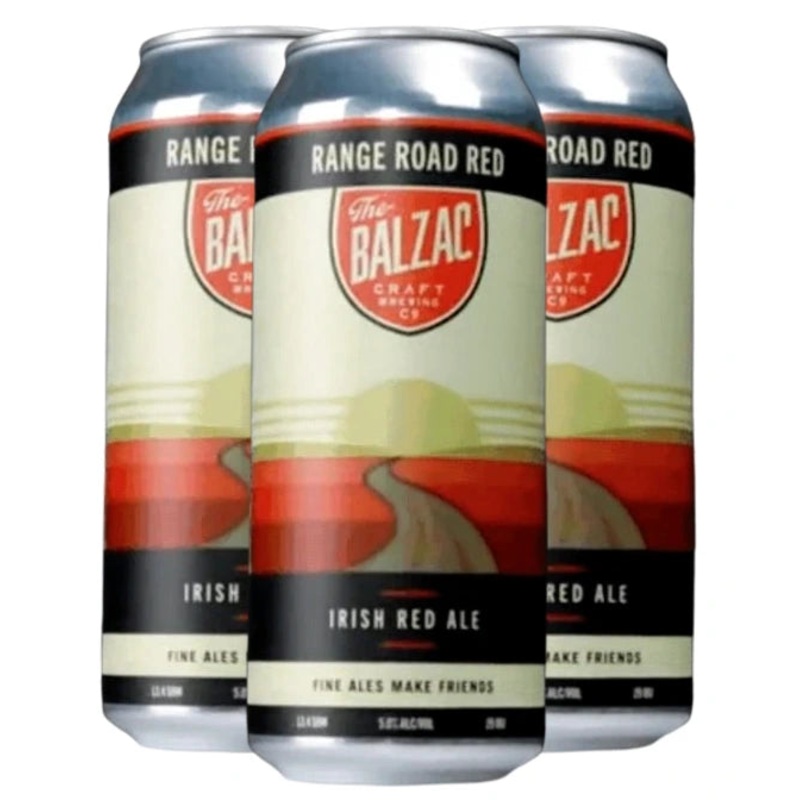 BALZAC RANGE ROAD RED IRISH RED ALE 473ML 4PK CAN @ MacTaggart Ridge [1050803] 1892 ml