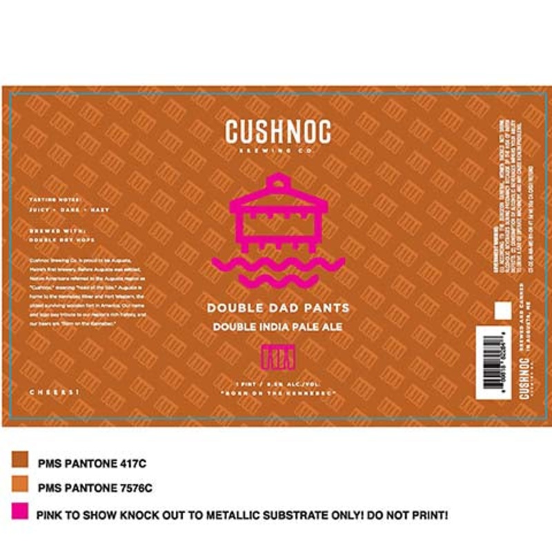Cushnoc Double Bad Pants DIPA 16OZ SINGLE CAN