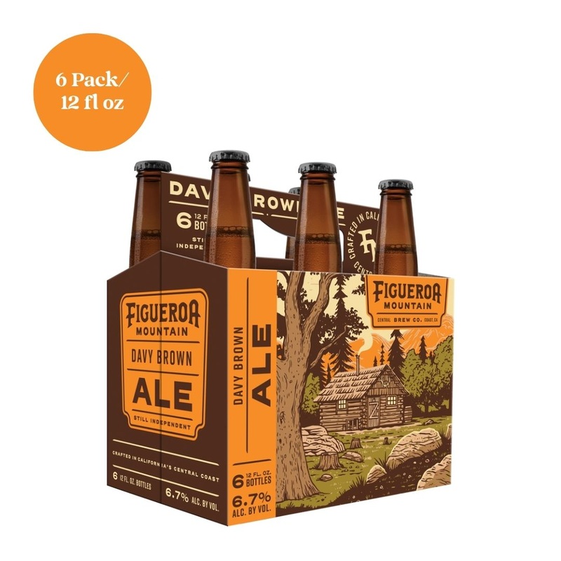 Figueroa Mountain Davy Brown Ale Beer 6pk 12 fl oz