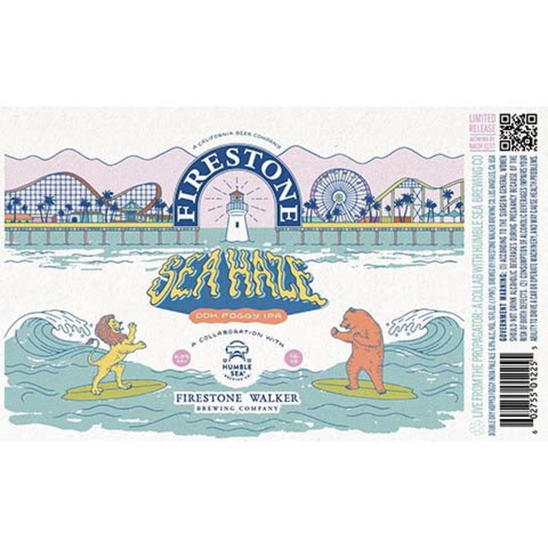 Firestone Walker Sea Haze DDH Foggy IPA 16OZ SINGLE CAN