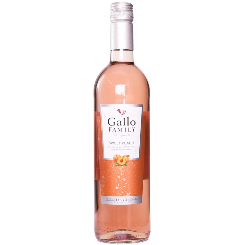 GALLO VINEYARDS SWEET PEACH 750 ML