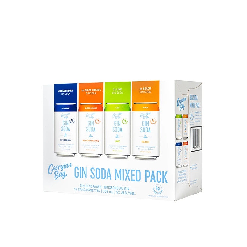 GEORGIAN BAY GIN SODA MIXED PACK 355ML 12PK CAN @ Red Deer [1029735] 4260 ml