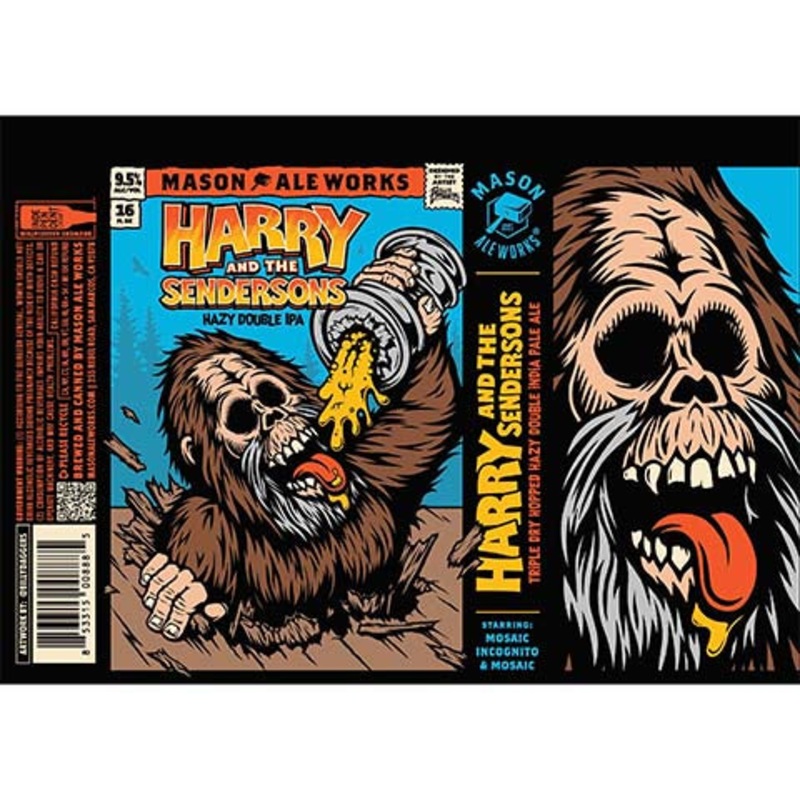 Mason Aleworks Harry And The Sendersons Hazy DIPA 16OZ SINGLE CAN
