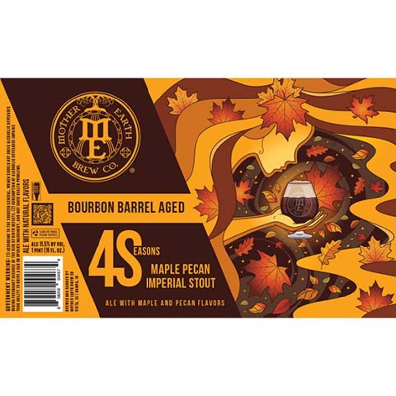 Mother Earth 4 Seasons Maple Pecan Imperial Stout 16OZ SINGLE CAN