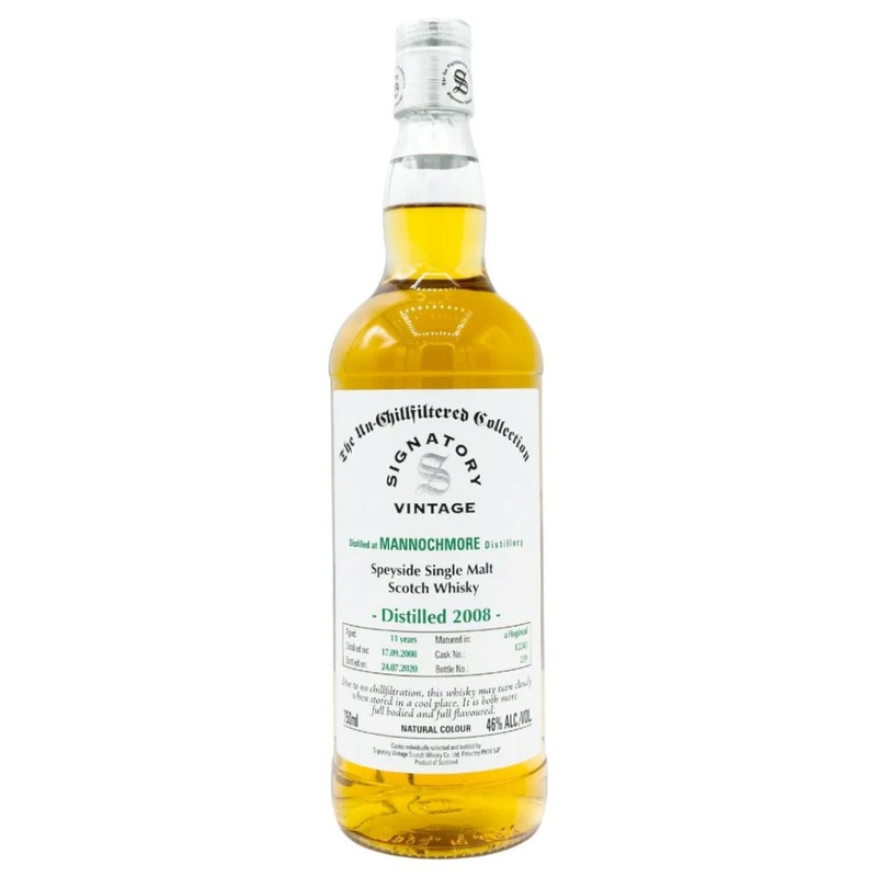 Signatory The Un-Chillfiltered Collection 13 Year Old Mannochmore 2008