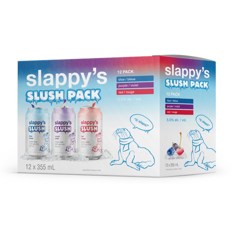 SLAPPYS SLUSH PACK MIXER 355ML 12PK CAN @ Windermere [1056376] 4260 ml