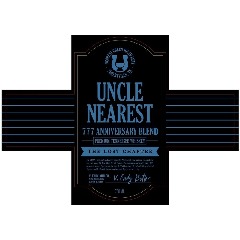 Uncle Nearest 777 Anniversary Blend The Lost Chapter